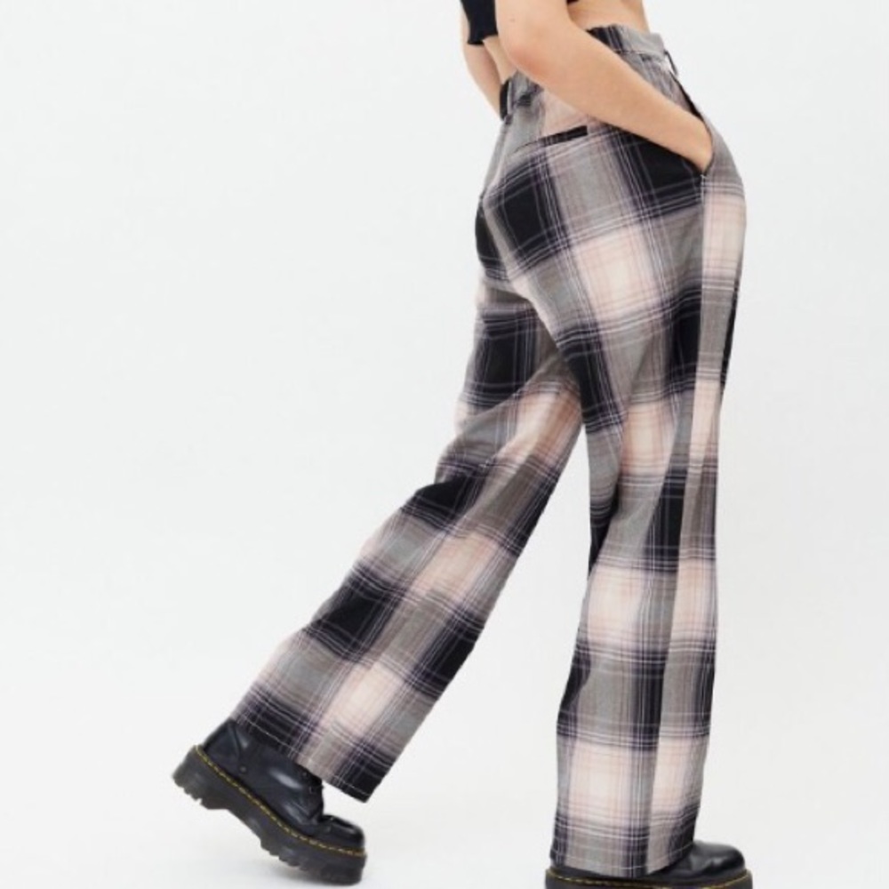 UO Plaid Puddle Pant Trousers
